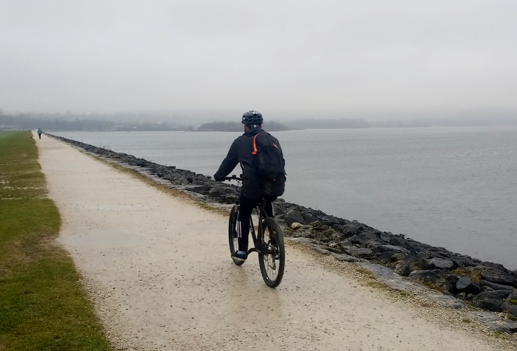 Cycling Carsington Water