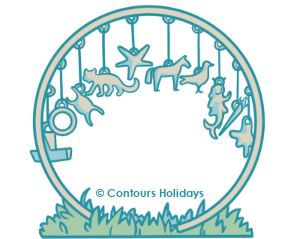 Art of Richard Farrington&rsquo;s Giant Charm Bracelet, found on the Cleveland Way.