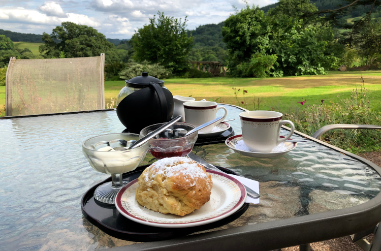 Celebratory cream teas in Grosmont