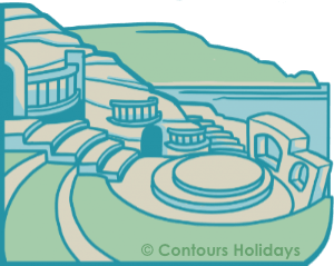 Art of the Minack Theatre, found on the Far West of Cornwall leg of the South West Coast Path.