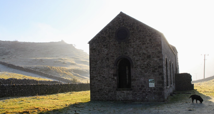 A former pumphouse, found on thet rail