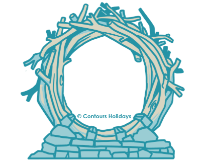 Art of The Viewcatcher, a statue, found on the Great Glen Way.