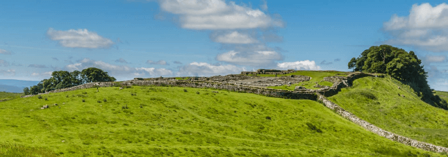 Housesteads on Hadrian's Wall Path.