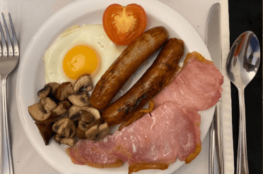 Full English breakfast.