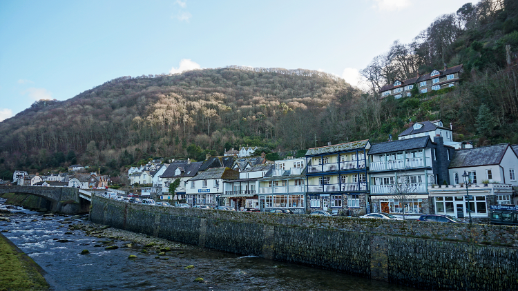 Lynmouth at the end of the Tarka Trail