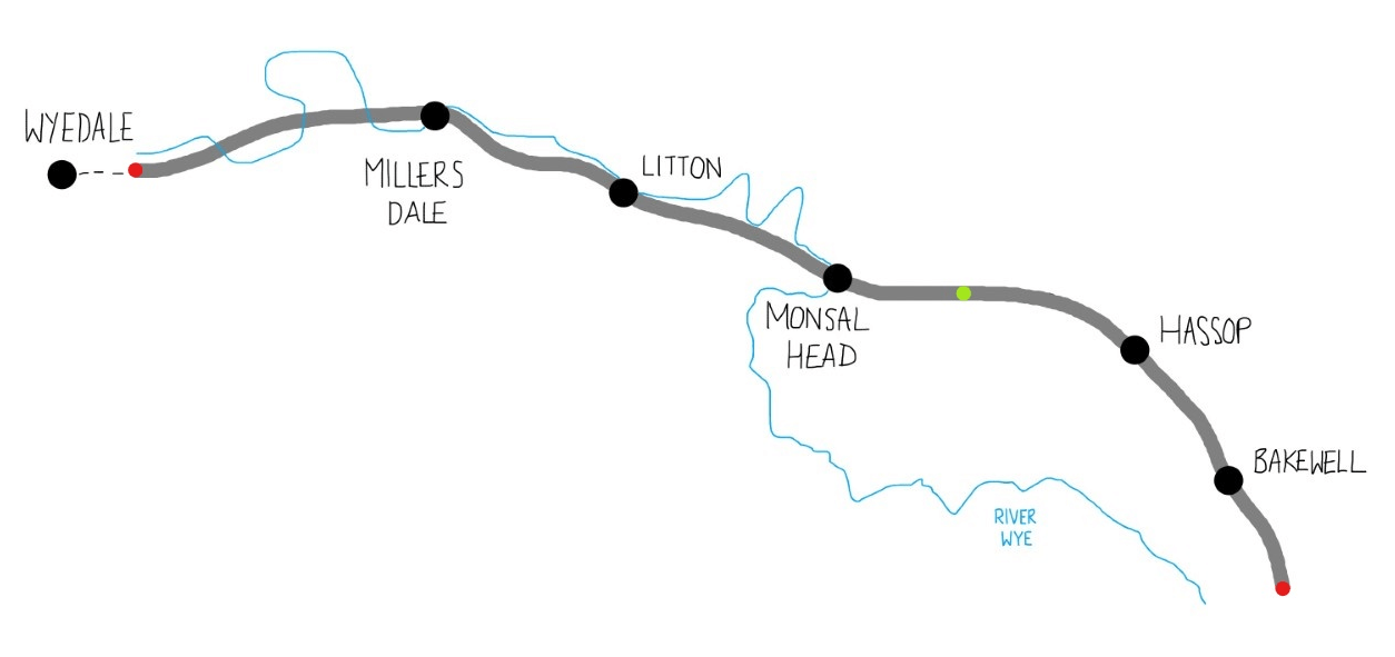 Monsal Trail map