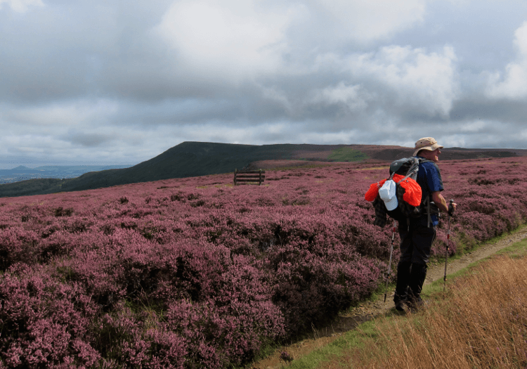 Inclement weather threatening to roll in on the North York Moors