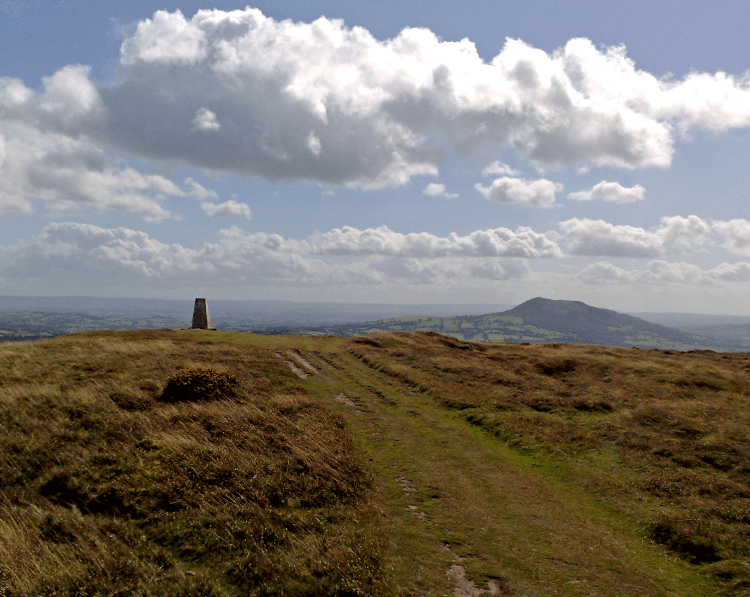 A bright day on the Offa's Dyke Path walking holiday