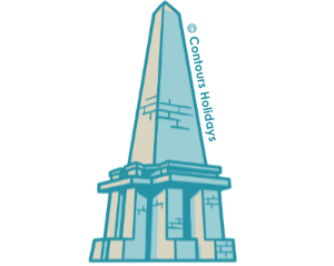 Art of Stoodley Pike on the Pennine Way.