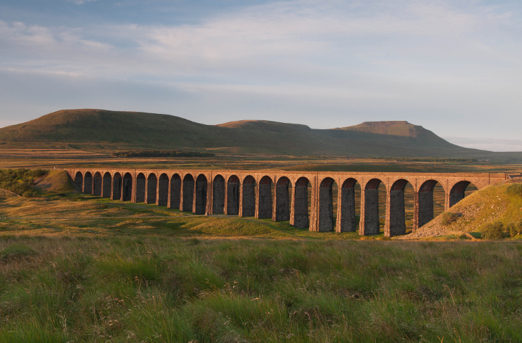 Ribbleshead Viaduct in Yorkshire