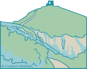 Art of the Tide Time Bell on the South Cornwall leg of the South West Coast Path.