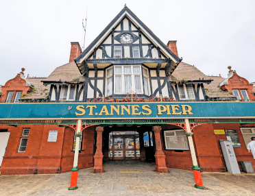 St Annes Pier on the England Coast Path.