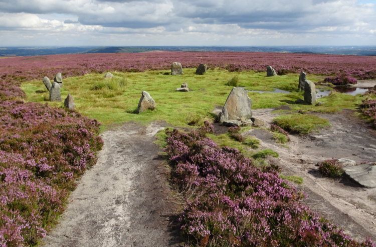 Stone circle on the Dales High Way