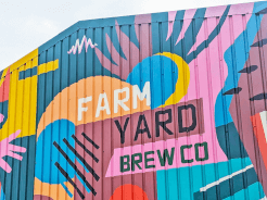 A photo of the farm-based beer-brewing company a walker discovered while out on their holiday.