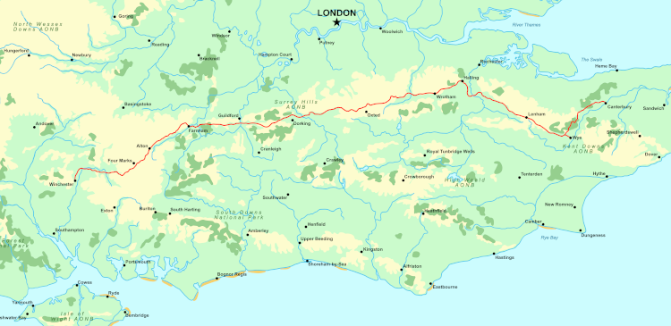Cotswold Twin Centre Walking Holiday Map