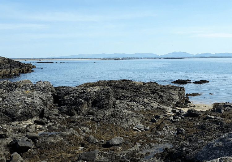 Views from the Anglesey Coast Path across to the Llyn Peninsula