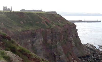 Cleveland Way 50th Anniversary: Whitby Abbey ahead