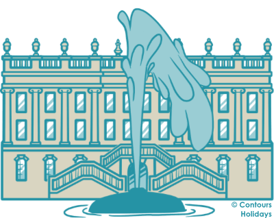 Art of Chatsworth House, found on the White Peak Way.