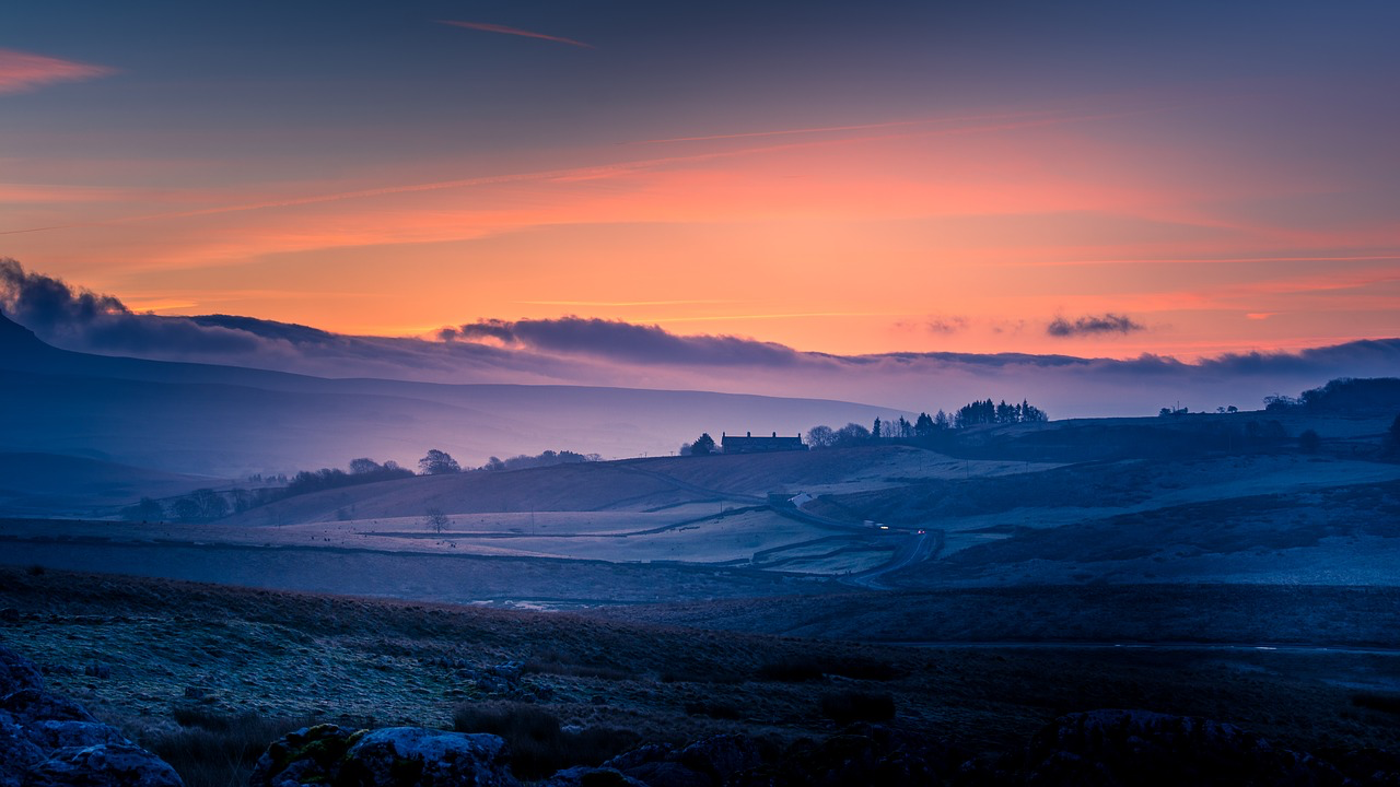 Sunset over Yorkshire