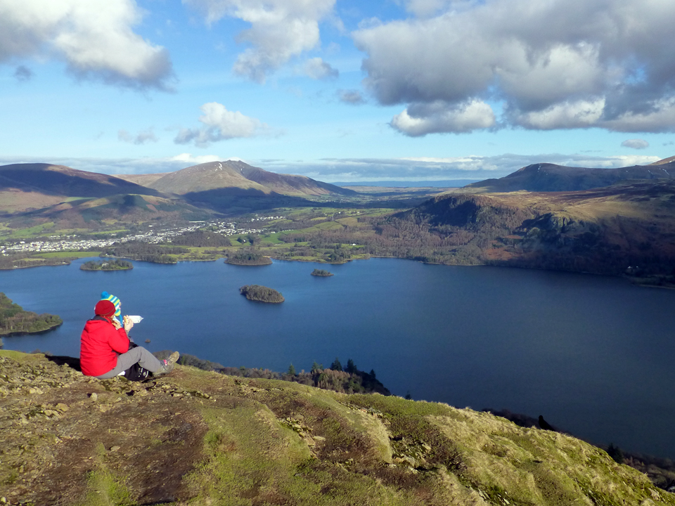 Enjoying Lunch on Catbells