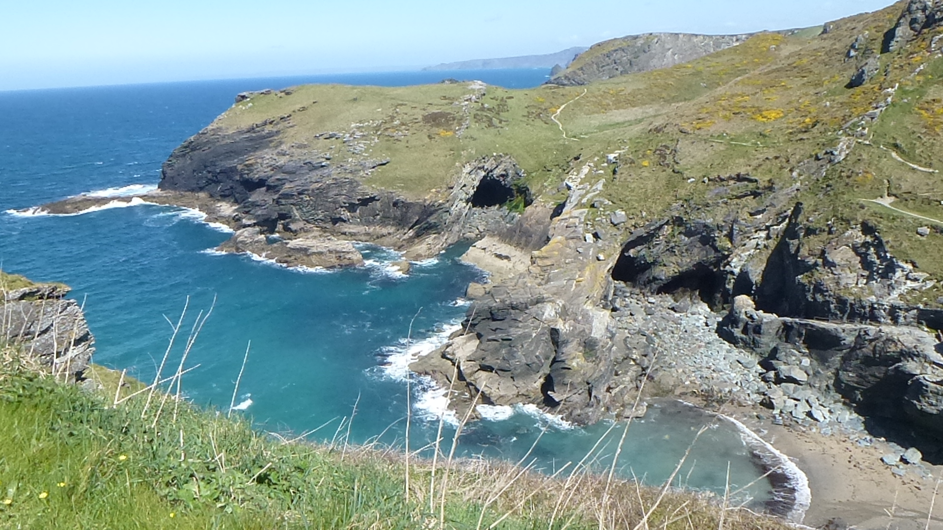 Views from Tintagel Castle