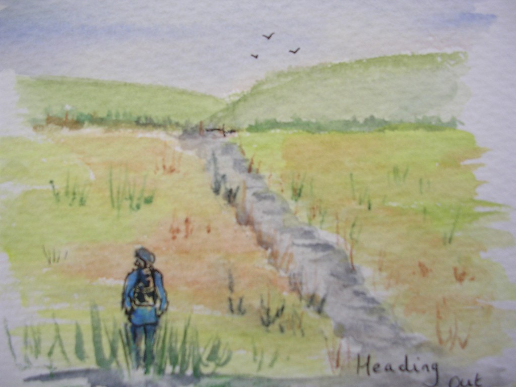 Watercolour: Heading Out