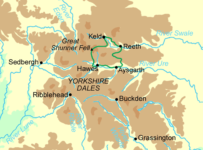 Herriot Way map