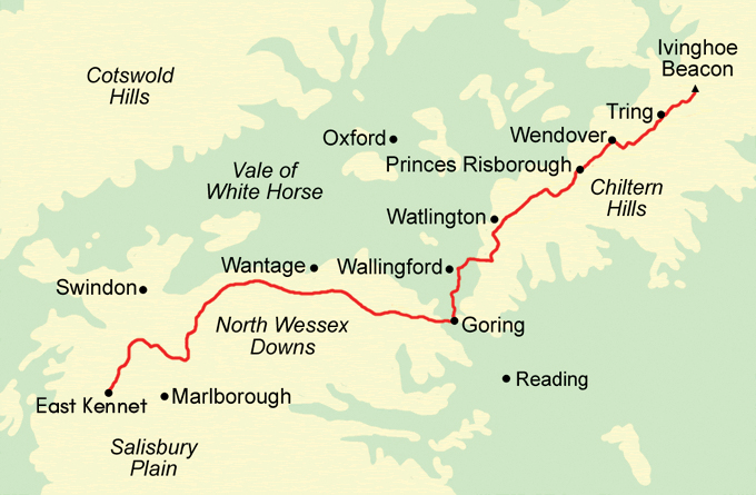 The Ridgeway map
