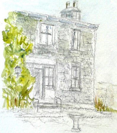 Painting by Wendy Forrest-Charde: Jubliee House