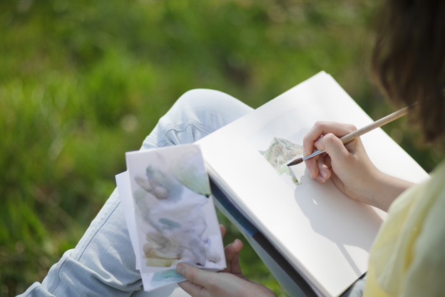 Painting on thet rails